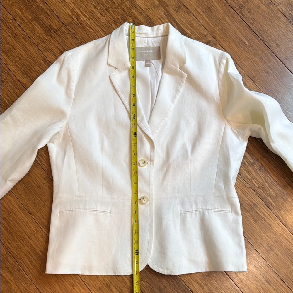 Banana Republic Factory Linen Blazer Suit Jacket - Picture 13 of 15